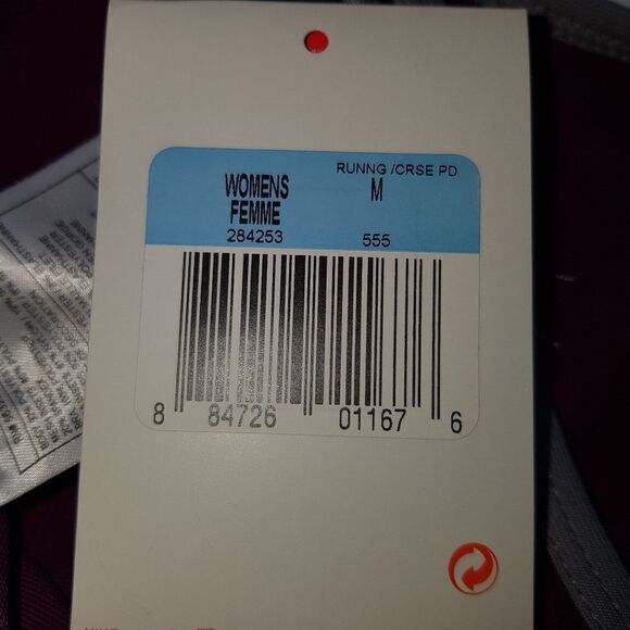 🌸HOST PICK🌸NIKE  FIT DRY Women's Mulberry/Silver Sport Athletic TOP Med - Picture 12 of 16